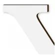 litera laminowana times y bialy rozm m 105x100 mm