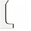 litera laminowana times y bialy rozm m 105x100 mm