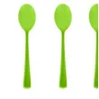 lyzki plastikowe classic limonkowe partypal 10 szt