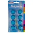 magnesy classic niebieski aliga 30 mm 8 szt