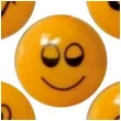 magnesy emoji usmiech pomaranczowe fun joy 29 mm 5 szt