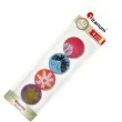 magnesy okragle wiosenne wzorki kolor mix titanum 40 mm 4 szt
