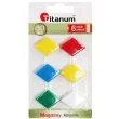 magnesy romby kolor mix titanum 30 mm 6 szt
