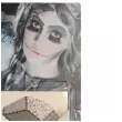 make up party farbki do twarzy upiorna lalka bialy czarny rozowy smiffys