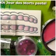 make up party halloween dia de muertos smiffys zestaw