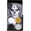 make up party halloween gotycka czaszka mix amscan 4 kolory