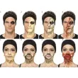 make up party halloween krwawe zombie smiffys zestaw