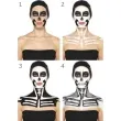 make up party halloween szkieletor smiffys zestaw