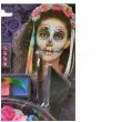 make up party halloween teczowa smierc smiffys zestaw