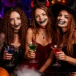 makijaz do stroju na halloween dia dde los muertos tatuaze zmywalne sztuczne zeby czaszka make up