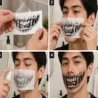 makijaz do stroju na halloween dia dde los muertos tatuaze zmywalne sztuczne zeby demon make up