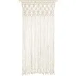 makrama kurtyna boho pelna partydeco biala 94 5x171 cm