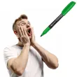 marker permanentny okragly cienki zielony titanum 2 mm