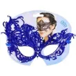 maska karnawalowa dama granatowa azurowa godan