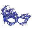maska karnawalowa dama granatowa azurowa godan