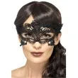 maska karnawalowa wenecka azurowa classic czarny smiffys