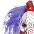 maska klaun joker lateksowa smiffys