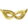 maska kocica cekinowa zlota arpex