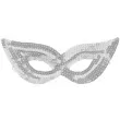 maska kocica srebrna cekinowa arpex