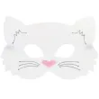 maska kotek bialy filcowa godan