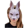 maska krolik na gumce materialowa carnival toys