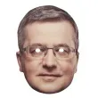 maska papierowa bronislaw komorowski powergift