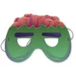 maska papierowa halloween zombie z mozgiem rozm uniwersalny