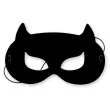 maska papierowa kotek zlosnik czarna rozm uniwersalny