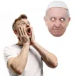 maska papierowa papiez franciszek powergift
