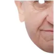 maska papierowa papiez franciszek powergift