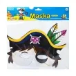 maska pirat papierowa 6 szt