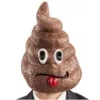 maska poop kupa lateksowa carnival toys