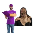 maska potwor zaszyta twarz jutowa carnival toys