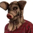 maska swinia z horroru brazowa jutowa carnival toys