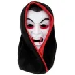 maska wampir z kapturem biala partypal