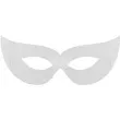 maska wenecka classic papierowa srebrna 4 szt