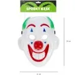 maska wesoly klaun biala partypal