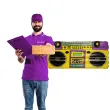 materac do plywania boombox 2 miejsca na napoje ootb 180 cm