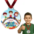 medal drukowany dzien dziecka tecza 72 mm