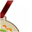 medal drukowany ukonczenia przedszkola drewniany 72 mm