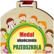 medal drukowany ukonczenia przedszkola drewniany 72 mm