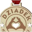 medal dziadek najukochanszy drewniany 72 mm