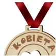 medal dzien kobiet kobieta na medal drewniany 72 mm