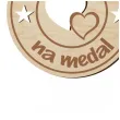 medal dzien kobiet kobieta na medal drewniany 72 mm