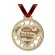 medal dzien kobiet super babka drewniany 72 mm