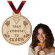 medal dzien kobiet taka kobieta to skarb drewniany 72 mm