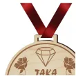medal dzien kobiet taka kobieta to skarb drewniany 72 mm