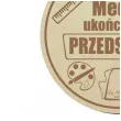 medal ukonczenia przedszkola drewniany 72 mm