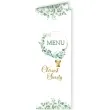 menu jadlospis chrzest swiety eukaliptus beauty 29 5 x 10 5 cm 3 szt