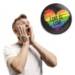 metalowa przypinka na parade rownosci lgbt teczowe serce love is love pride month 5 6 cm